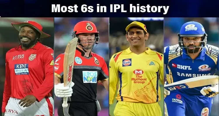 IPL 2021 में सबसे ज्यादा छक्के लगाने बाले Top 5 बल्लेबाज, किसके नाम कितने छक्के हैं, देखें लिस्ट