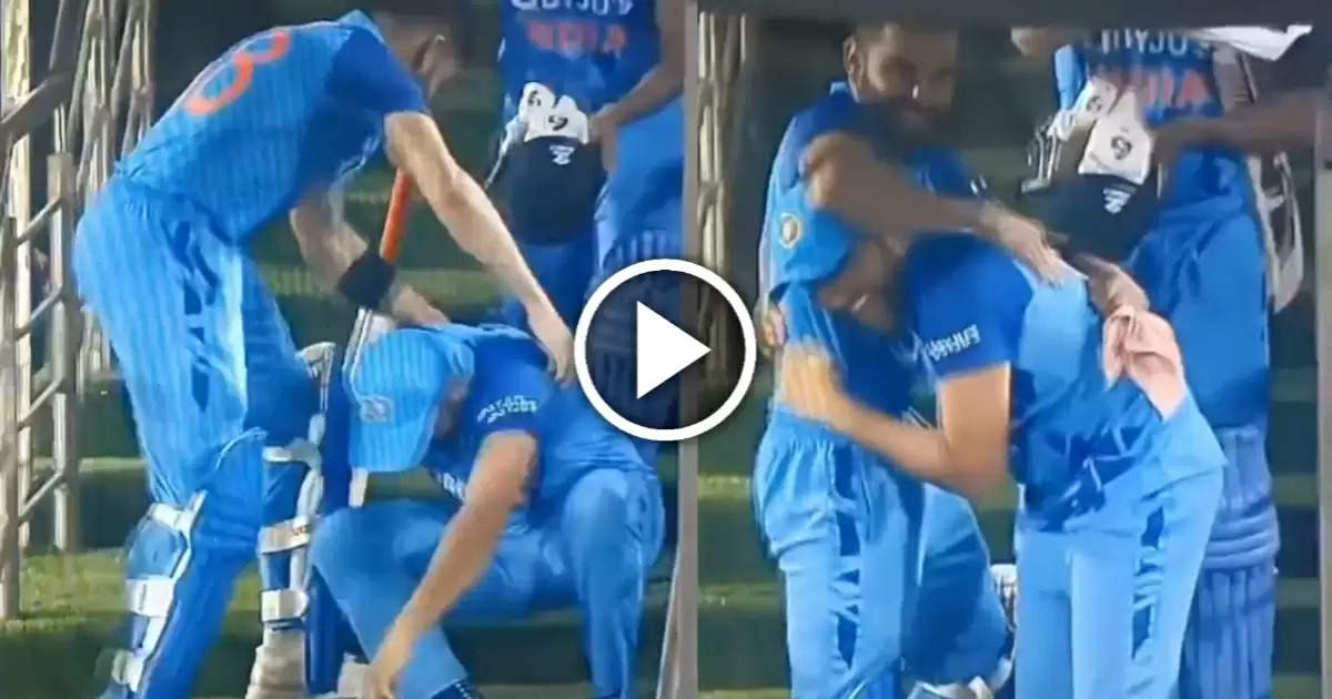 Rohit Kohli hug