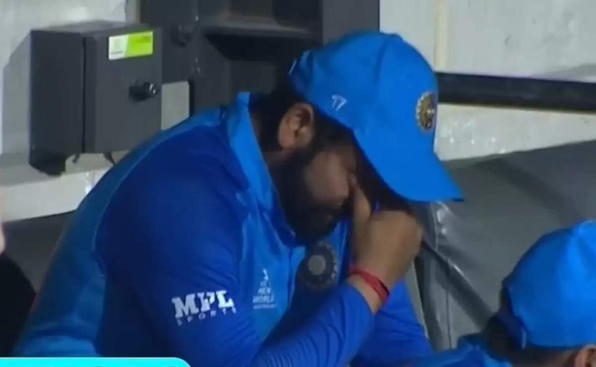 Rohit Sharma Crying