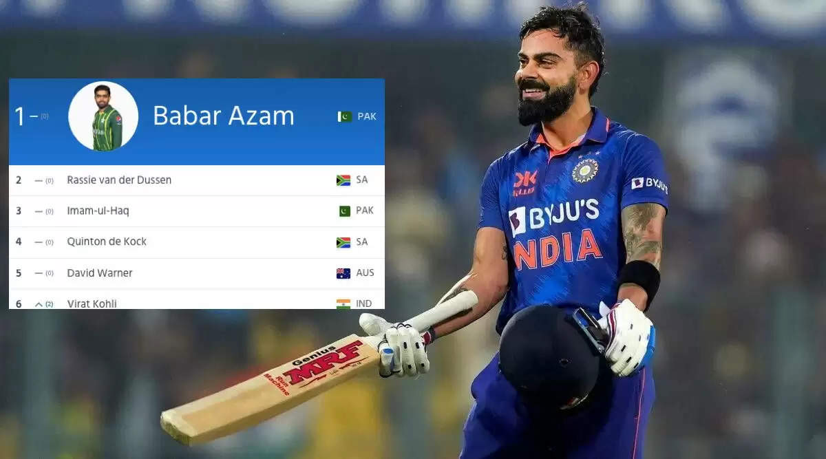 virat kohli on icc odi ranking