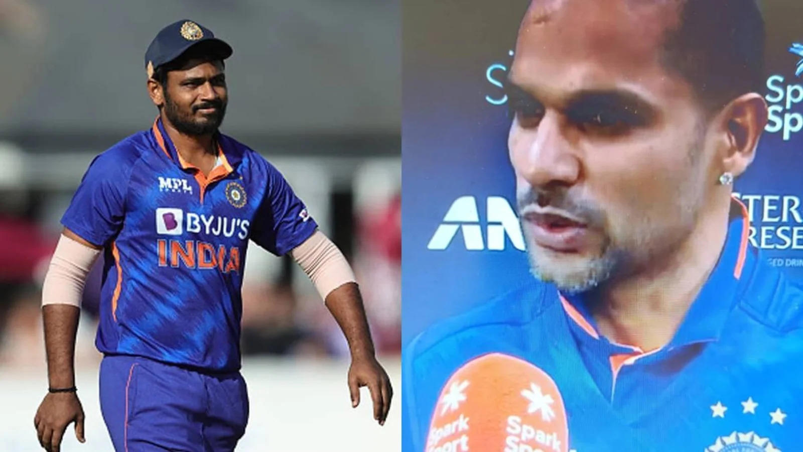 Sanju Samson and Shikar Dhawan 