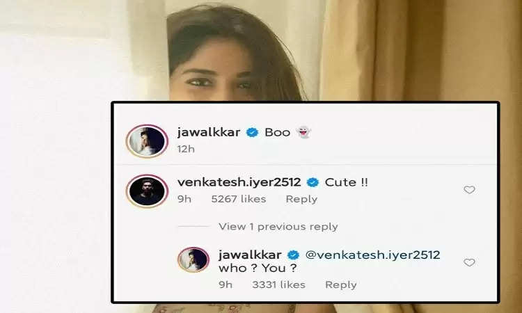 Venkatesh Iyer's 'cute' chat with Priyanka Jawalkar goes viral​    ​